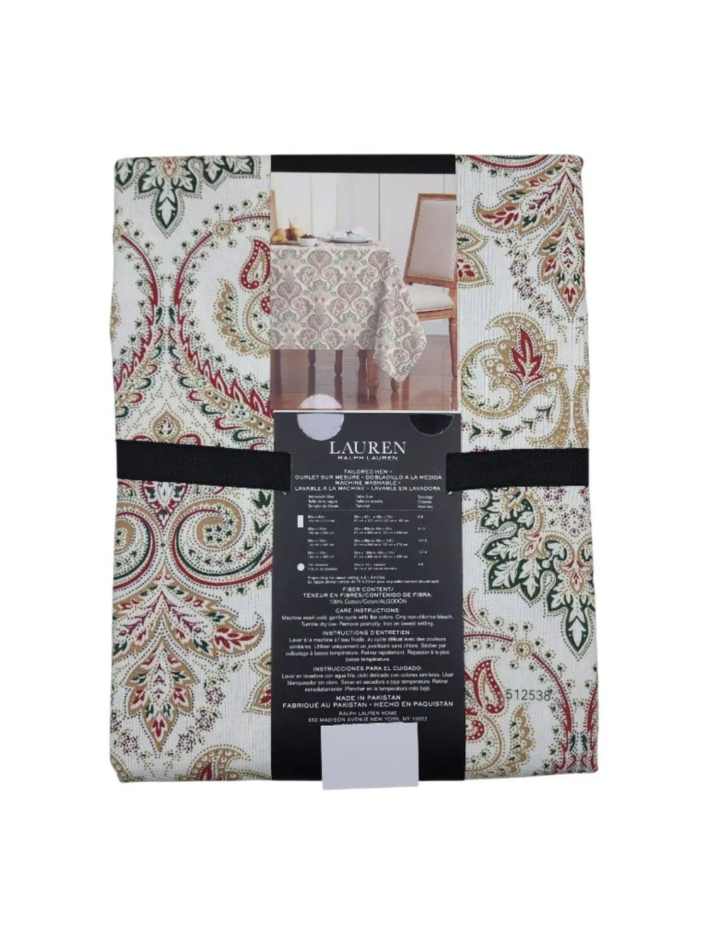 Lauren Ralph Lauren Tablecloth 60 X 144